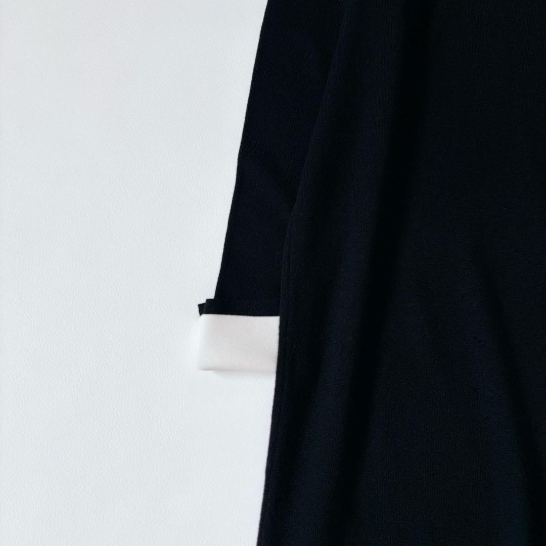 美品✨ROOM NO.8 BLACK ニードル バイカラー カフス ドレス F