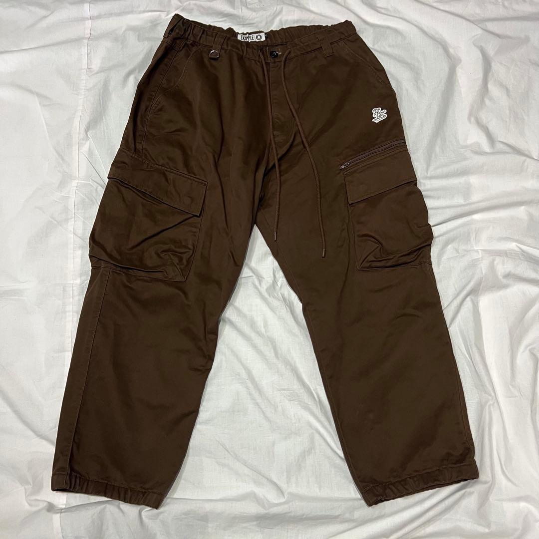 EXAMPLE セットアップ 上下 ジャケット カーゴ パンツ ペイズリー