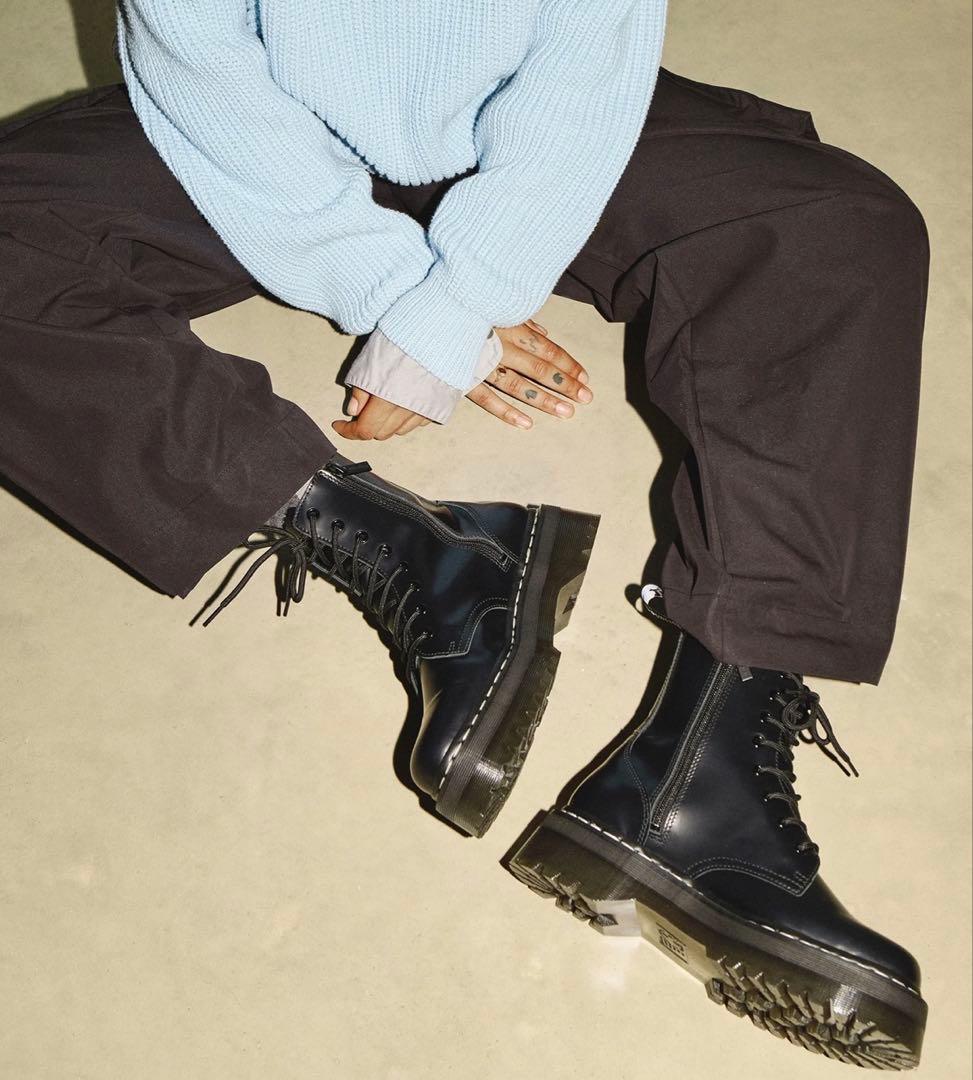 美品☆ Dr.Martens 厚底ブーツ JADON WS ブラック UK5