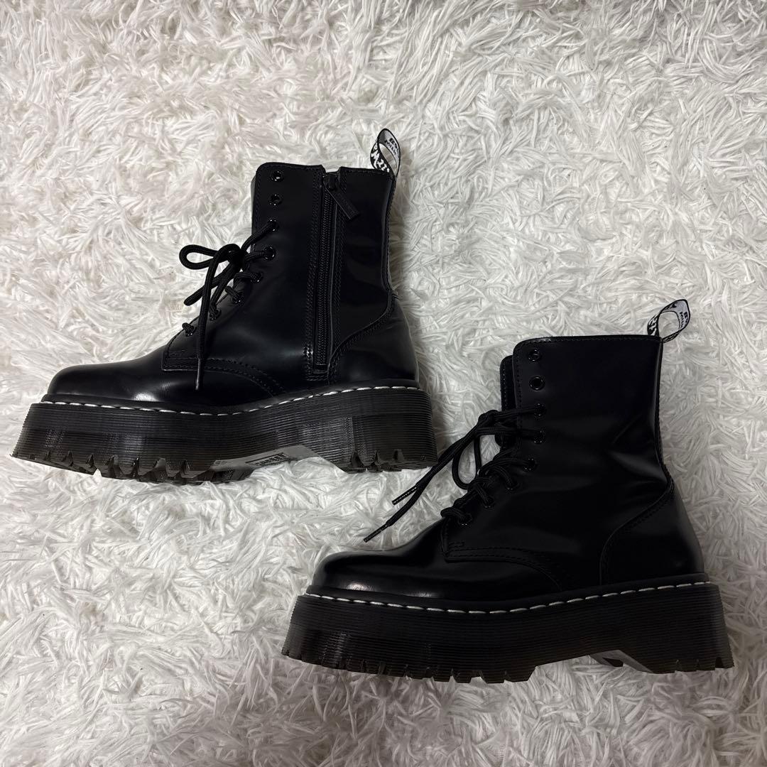 美品☆ Dr.Martens 厚底ブーツ JADON WS ブラック UK5