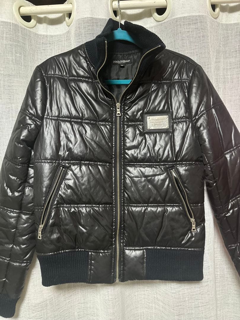 Dolce & Gabbana 黒 キルティング ジャケット　50サイズ