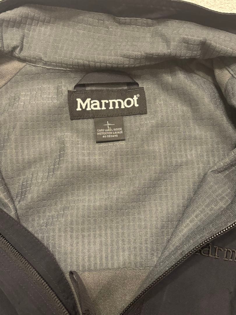 【名作】Marmot マーモット ドライクライムウインドシャツ 黒 Lサイズ