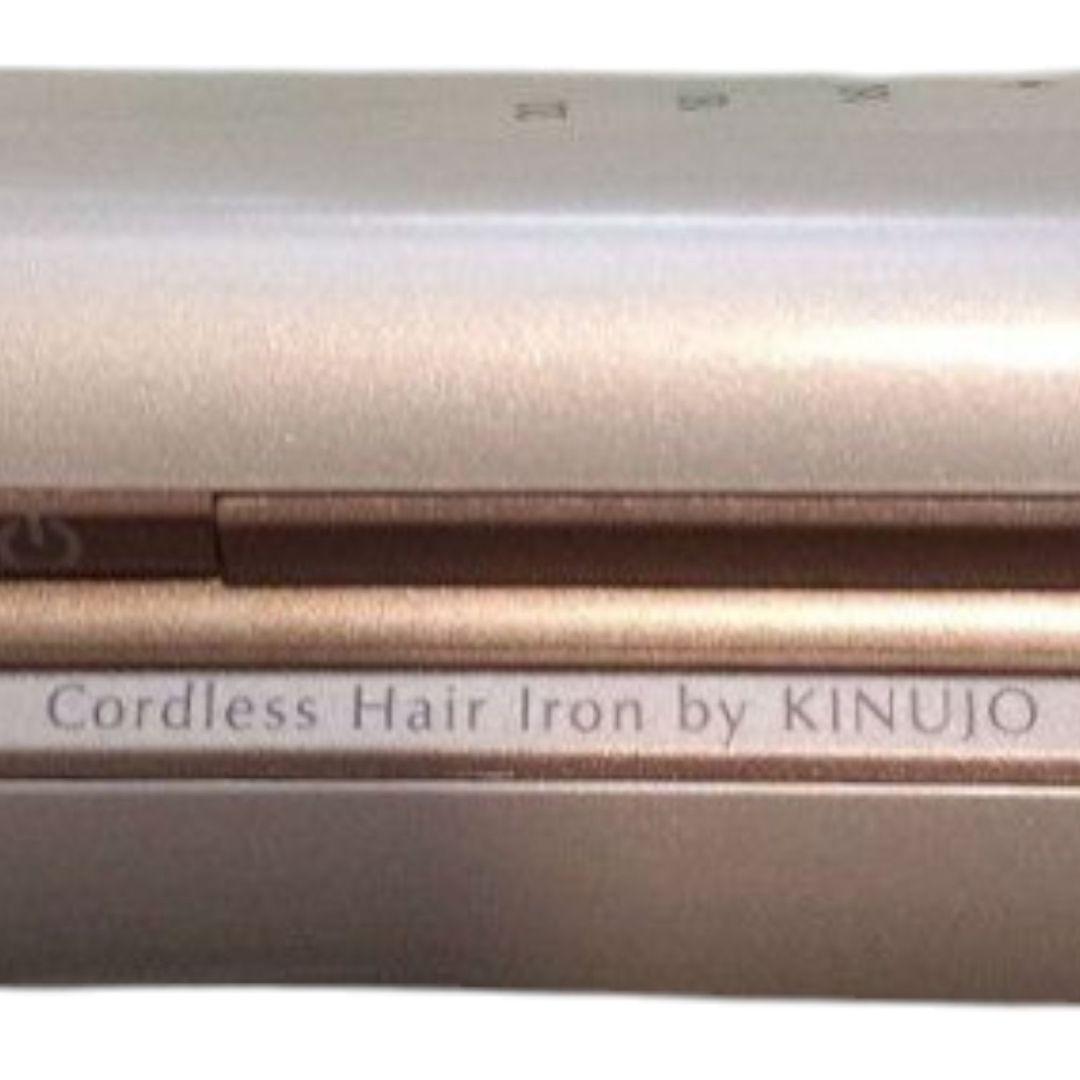 LX001□KINUJO コードレスヘアアイロン□通電確認済 絹女 キヌージョ