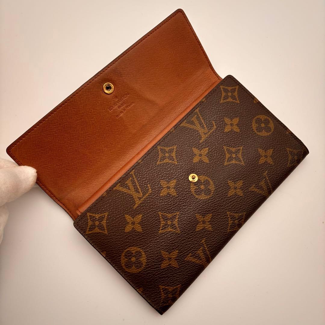 【鑑定済み】ルイヴィトン✨モノグラム✨ポルトフォイユ インターナショナル✨長財布