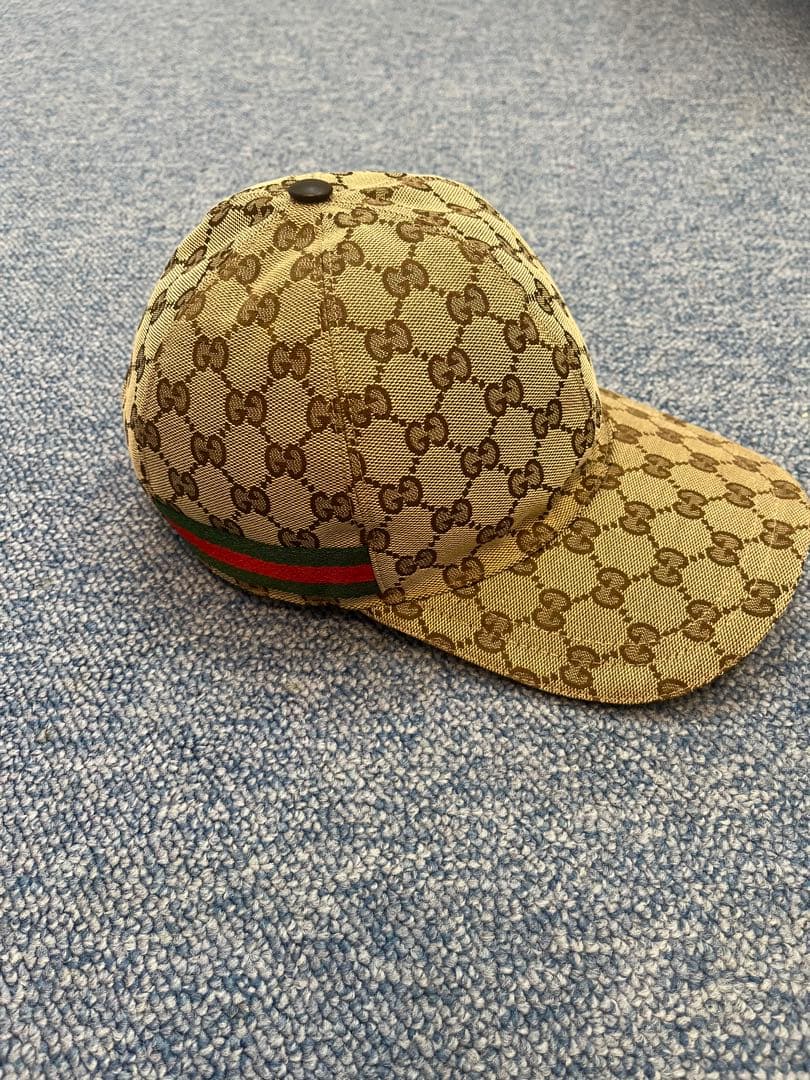 GUCCI グッチ GGキャンバス キャップ 59サイズ 保存袋付き 正規品