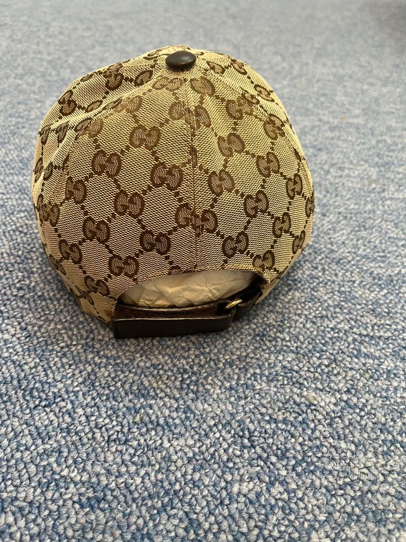 GUCCI グッチ GGキャンバス キャップ 59サイズ 保存袋付き 正規品