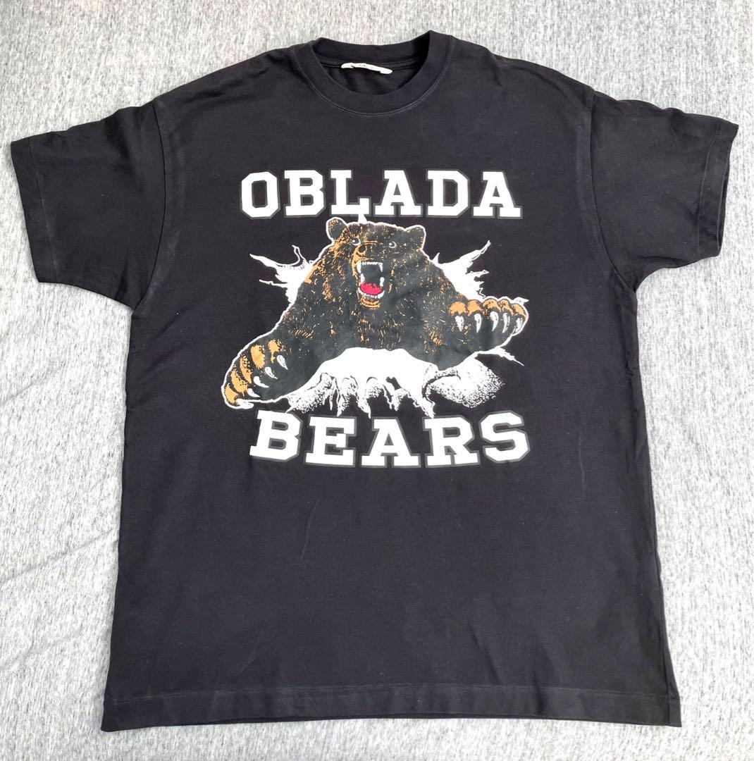 oblada オブラダ cinch BEARS Tシャツ　ブラック 黒