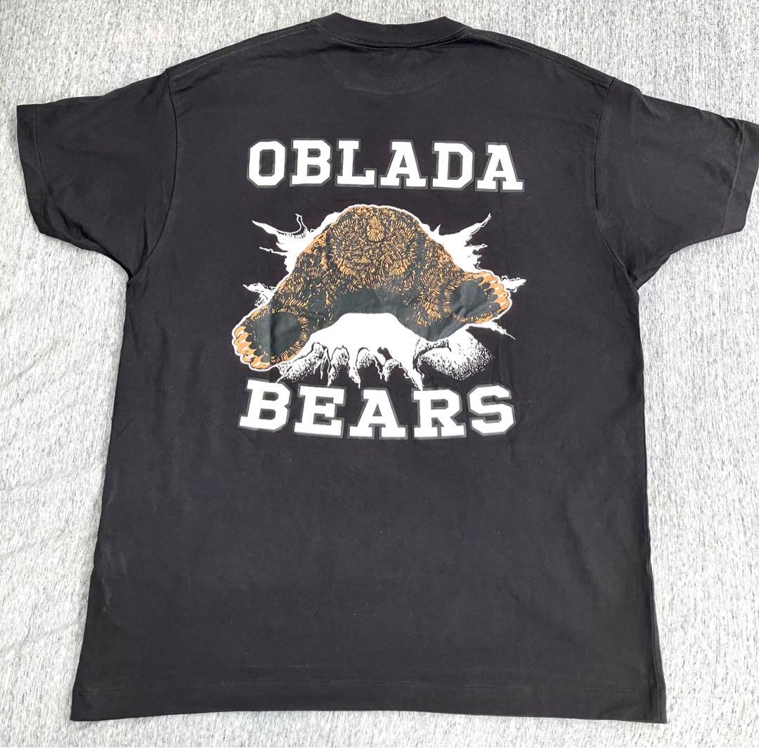 oblada オブラダ cinch BEARS Tシャツ　ブラック 黒