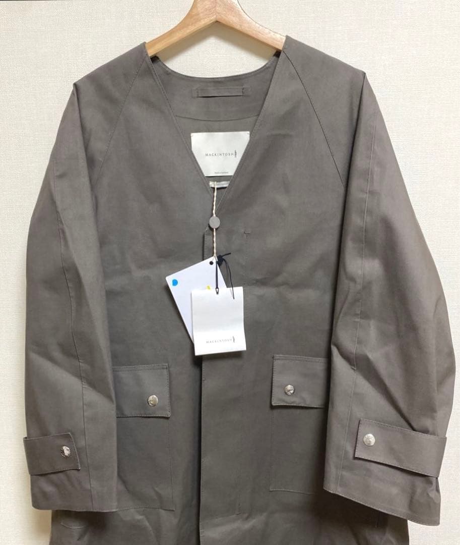 MACKINTOSHマッキントッシュ　コットンボンディング　ノーカラーコート