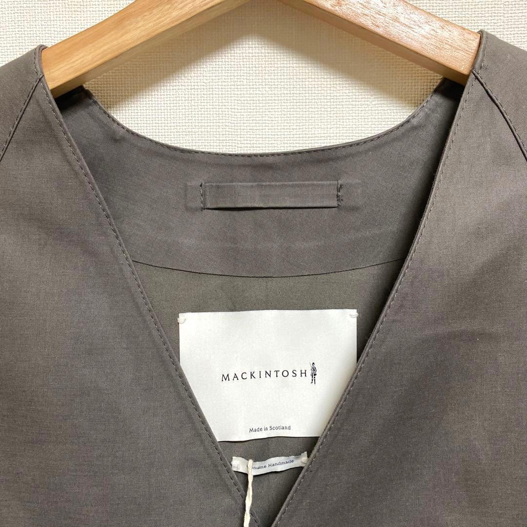 MACKINTOSHマッキントッシュ　コットンボンディング　ノーカラーコート