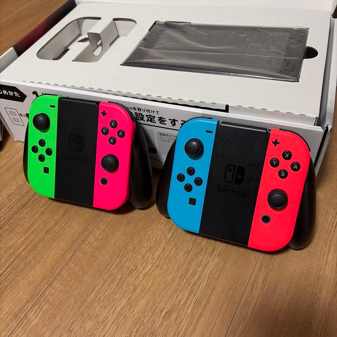 Nintendo Switch 本体　Joy-Con 2セット　箱完備