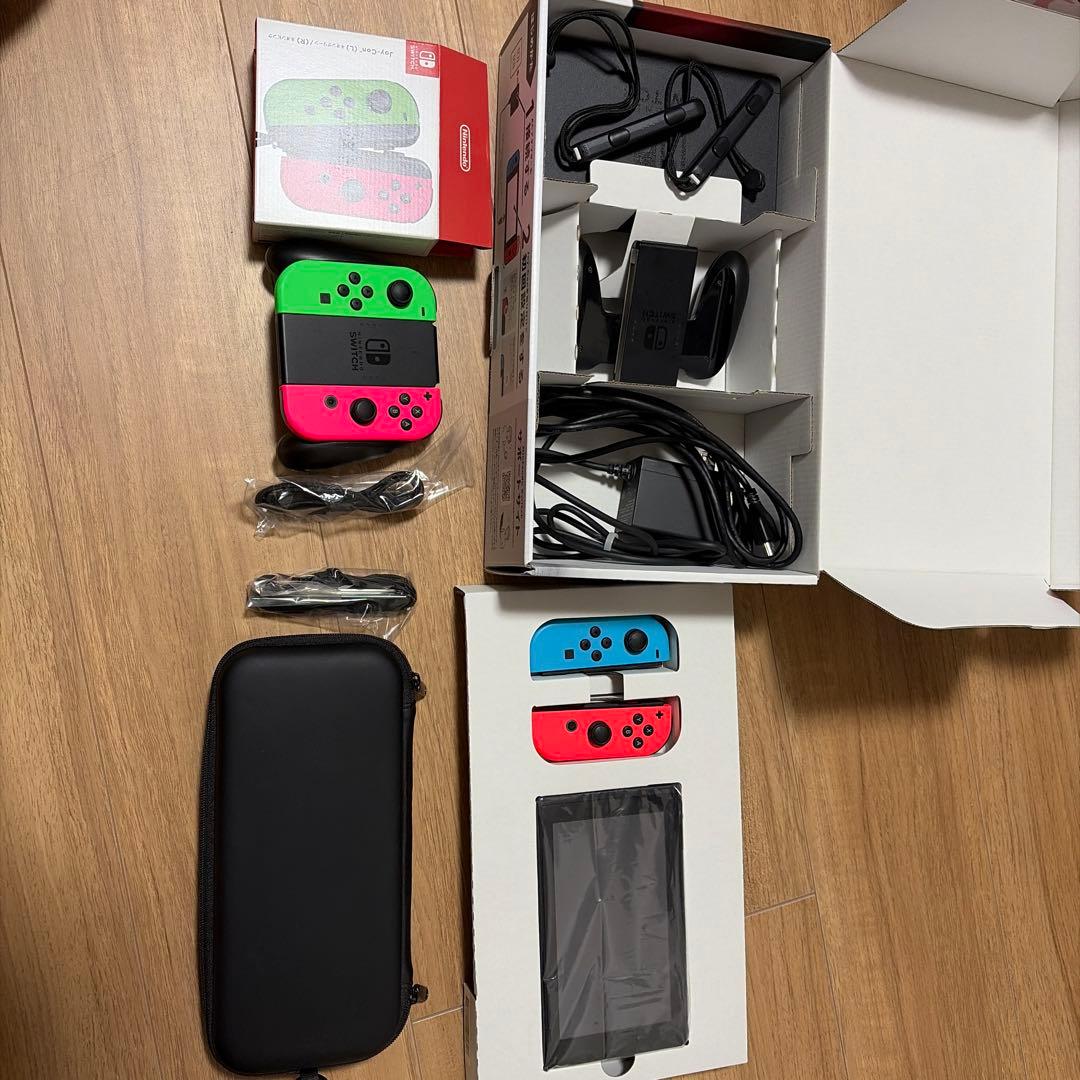 Nintendo Switch 本体　Joy-Con 2セット　箱完備