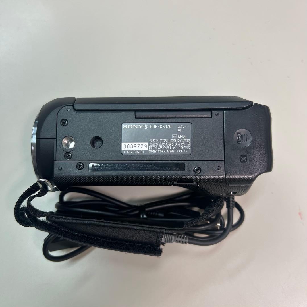 匿名配送‼️美品‼️SONY HDR-CX470 ブラック　内臓バッテリー充電器付き