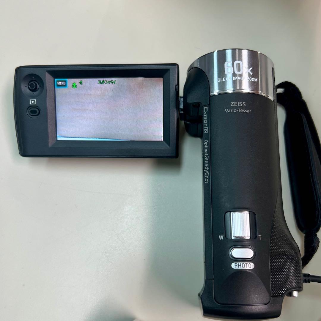 匿名配送‼️美品‼️SONY HDR-CX470 ブラック　内臓バッテリー充電器付き