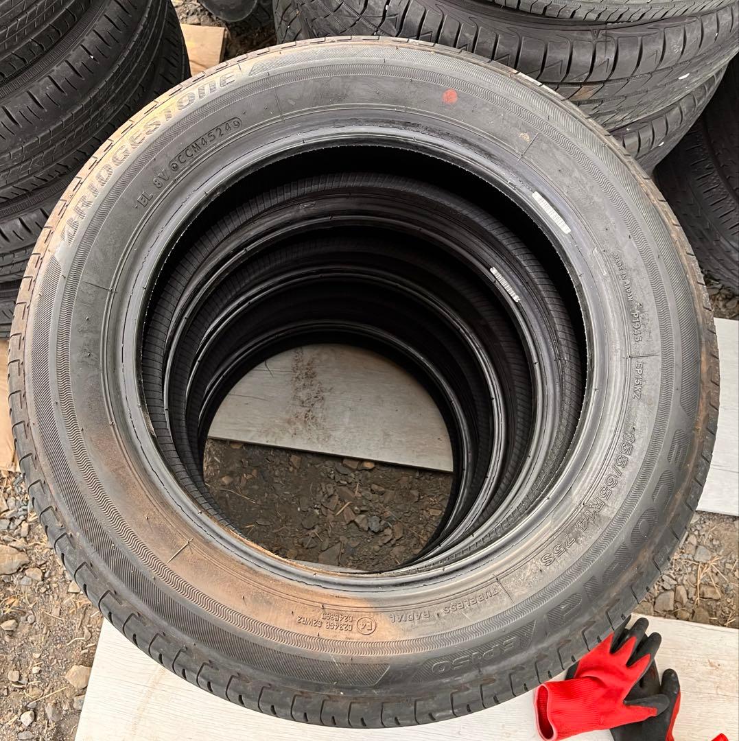 155/65R14 ブリヂストン　ノーマルタイヤ　4本セット