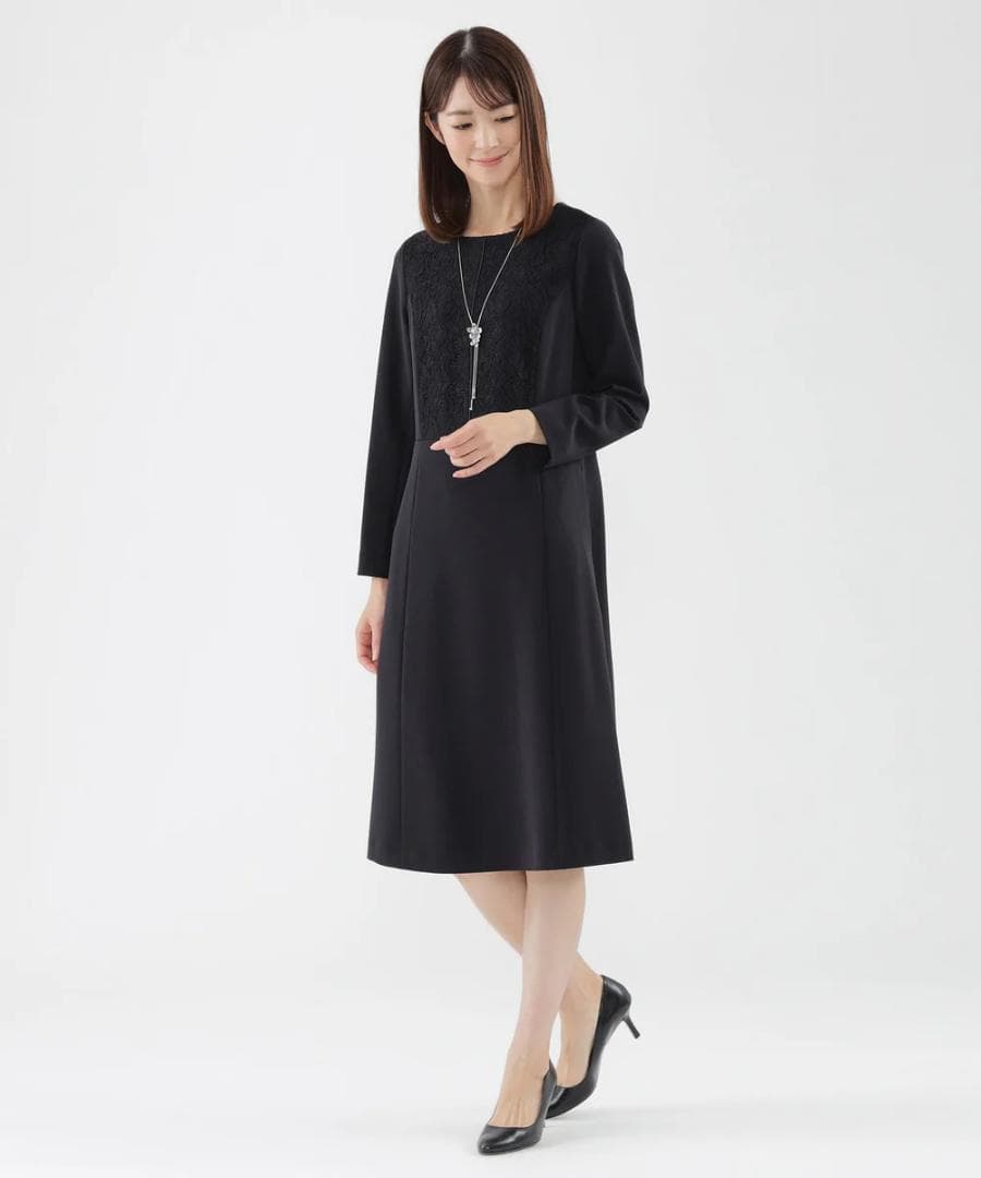 タグ付き新品 トランスワーク【ウォッシャブル】ワンピース ¥39,600
