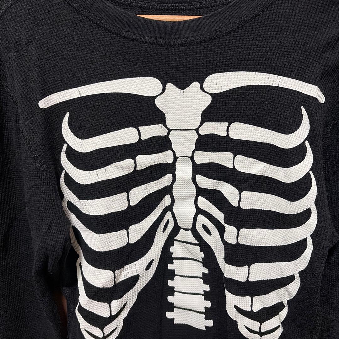 トップス supreme Hanes bones thermal crew Black