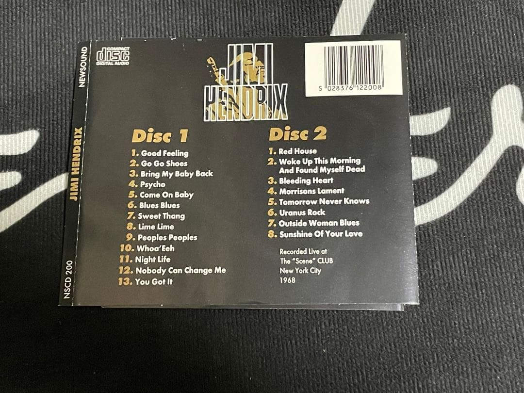 洋楽 JIMI HENDRIX OVER 2 HOURS PLAYING T2CD