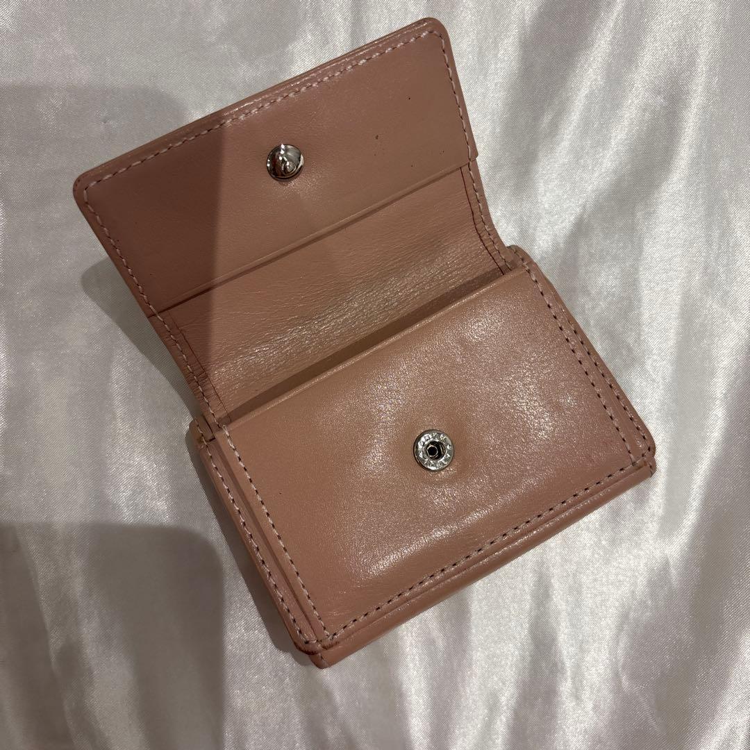 Vivienne Westwood ピンクレザー三つ折り財布