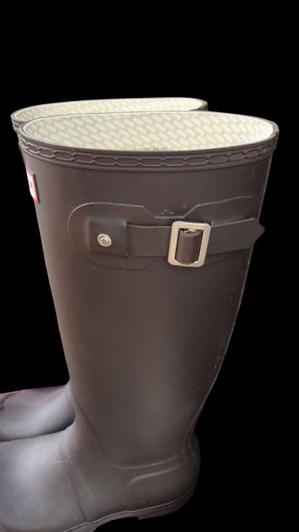 G1267-10■ハンター ロング レインブーツ 24cm ブラウン