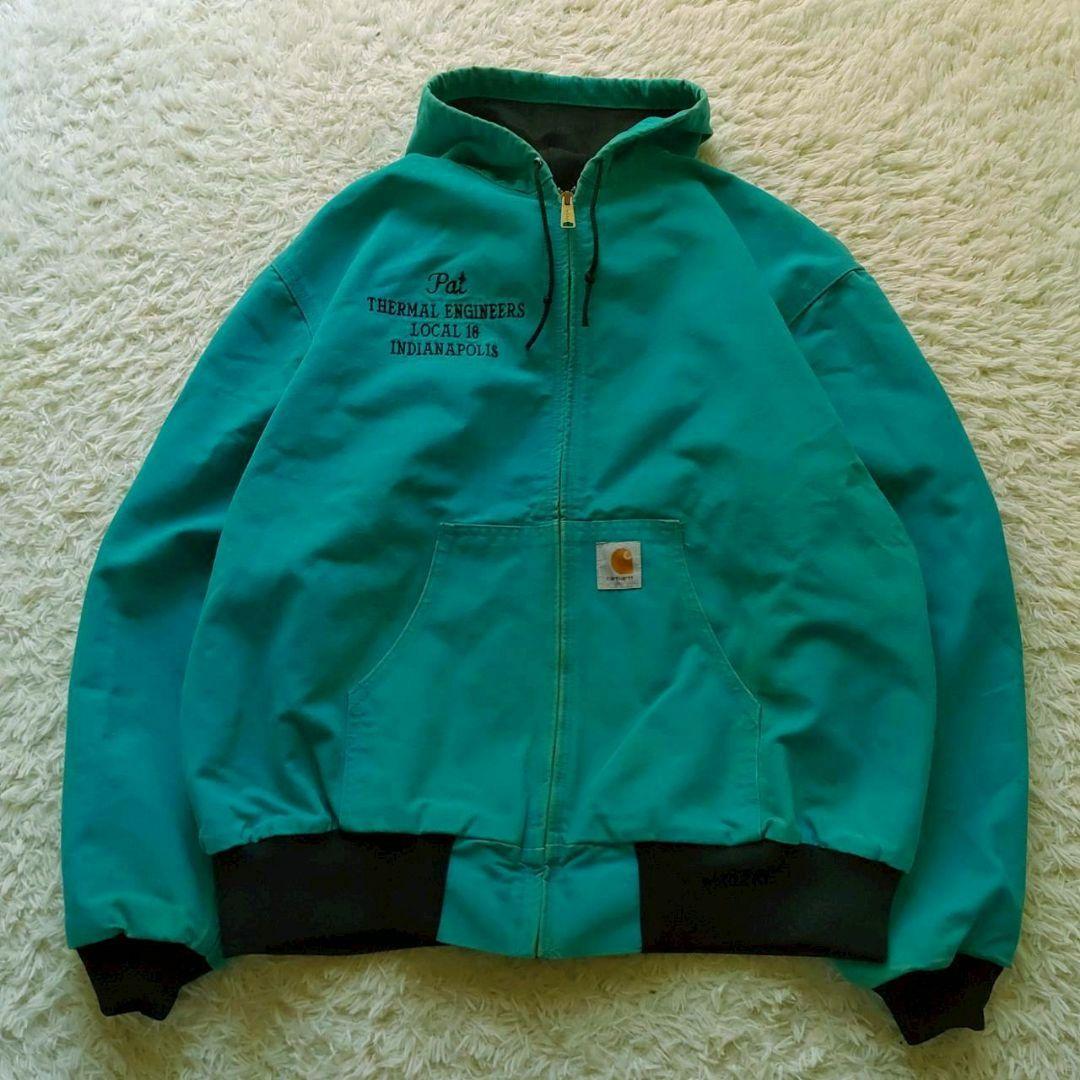 Carhartt 企業ロゴ刺繍 アクティブジャケット フード ワークジャケット