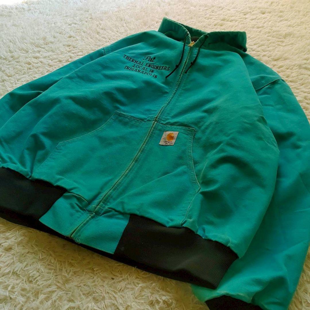Carhartt 企業ロゴ刺繍 アクティブジャケット フード ワークジャケット