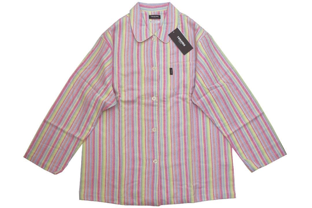 【新品】レノマ renoma 秋冬物厚手ネル地パジャマ（M）№ｂ11