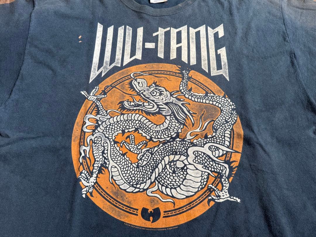 Wu-Tang Clan ドラゴン ロゴTシャツ 2XL
