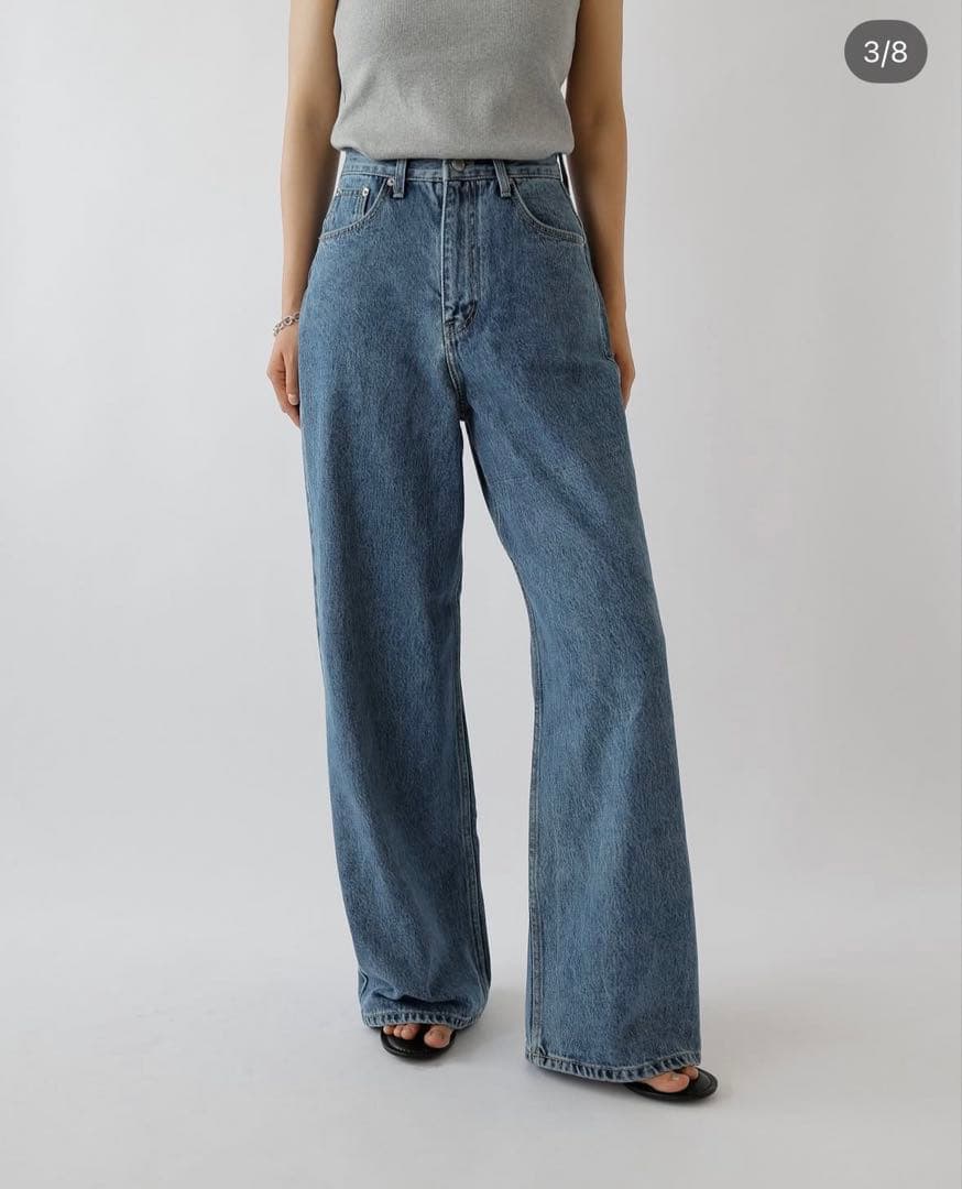 美品　Na.e Wide Loose Jeans M/通常丈