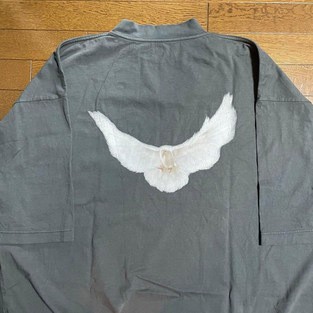 YZYGAP 53 DOVE 3/4 SLEEVE TEE DARK ／GAP