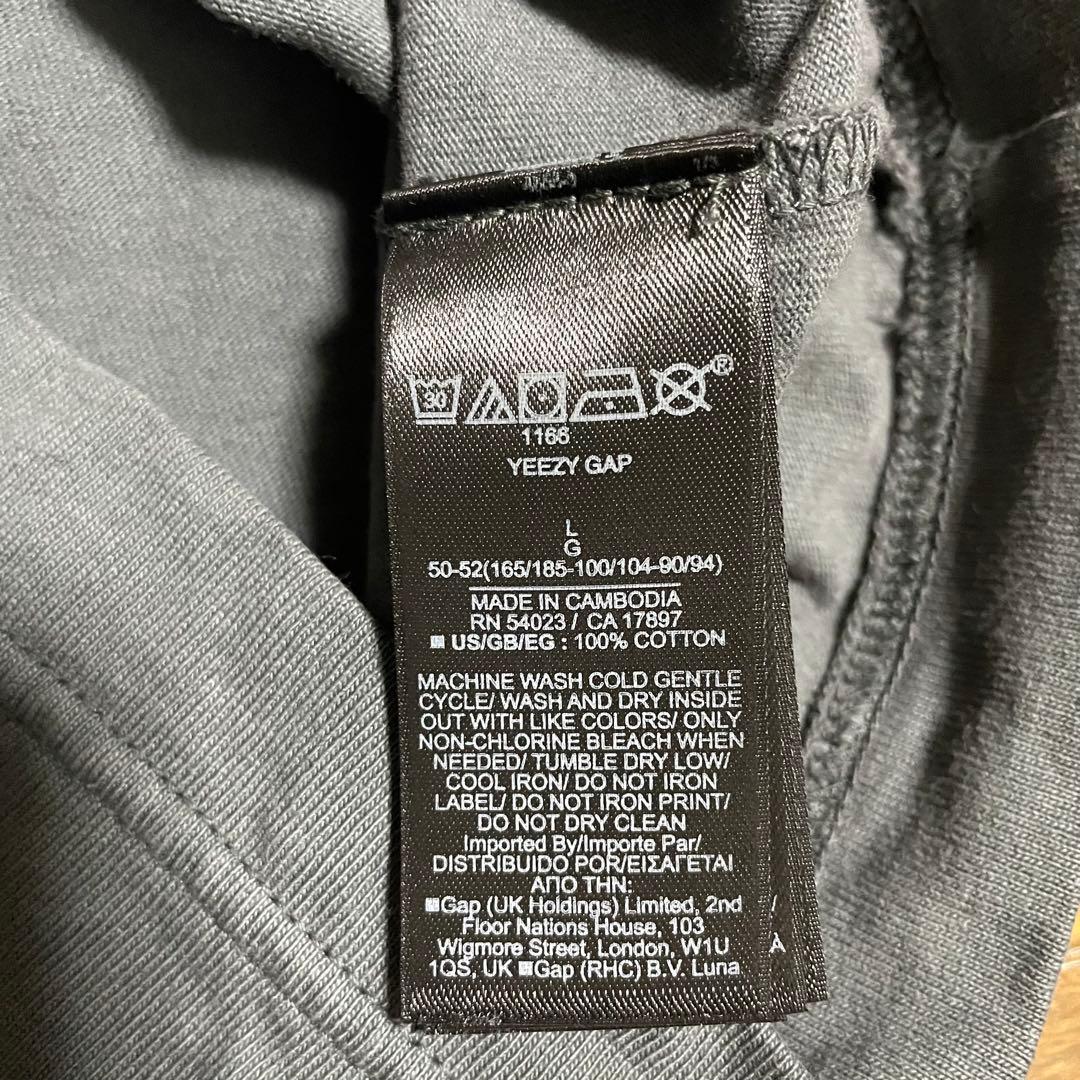 YZYGAP 53 DOVE 3/4 SLEEVE TEE DARK ／GAP
