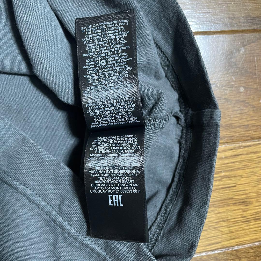 YZYGAP 53 DOVE 3/4 SLEEVE TEE DARK ／GAP