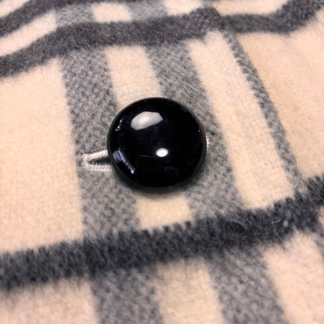 BURBERRY BLUE LABEL フレアコート チェック柄 38サイズ