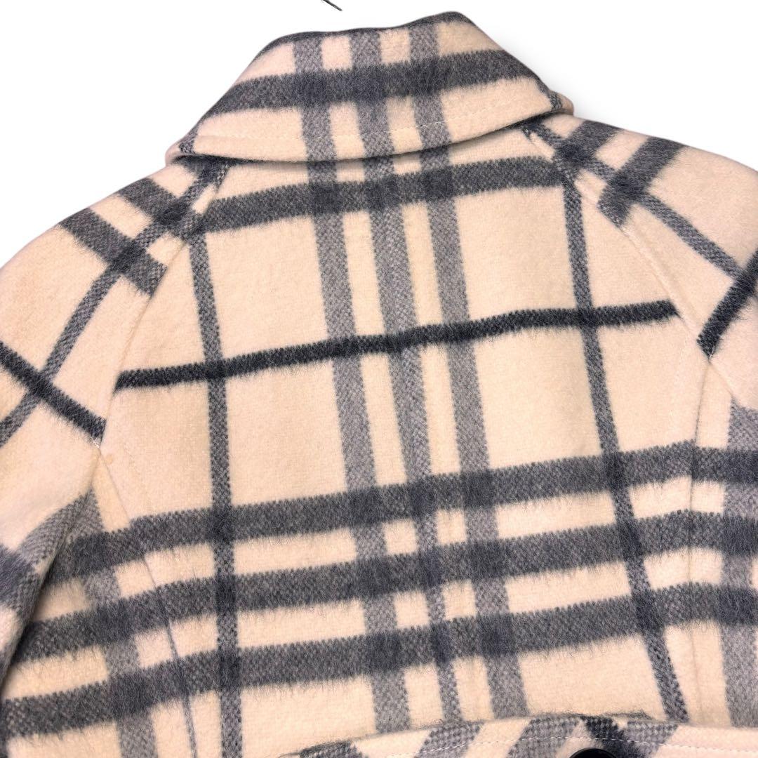 BURBERRY BLUE LABEL フレアコート チェック柄 38サイズ