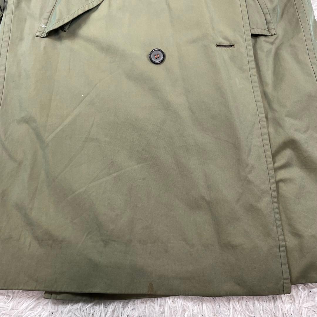 Burberry's バーバリー　トレンチコート　ベルト　チェック柄　カーキ　L