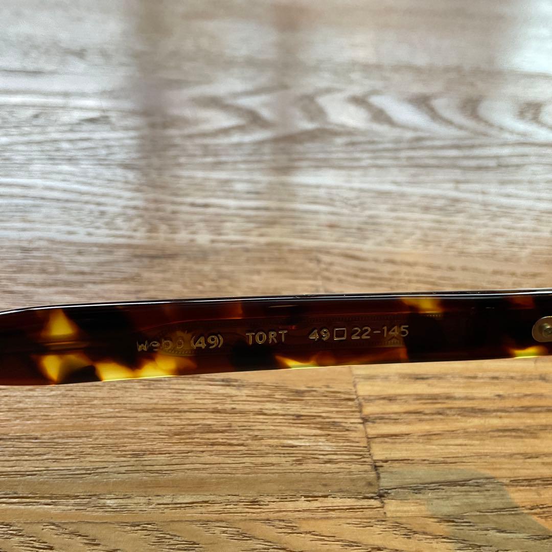 値下げ❗️EYEVAN Webb 49⬜︎22-145 度付きサングラス