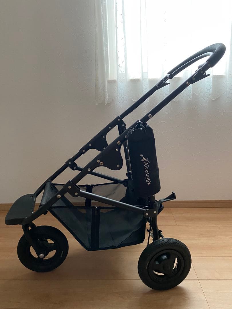 【美品】エアバギー 黒 AIRBUGGY ココブレーキ フレームのみ 犬カート