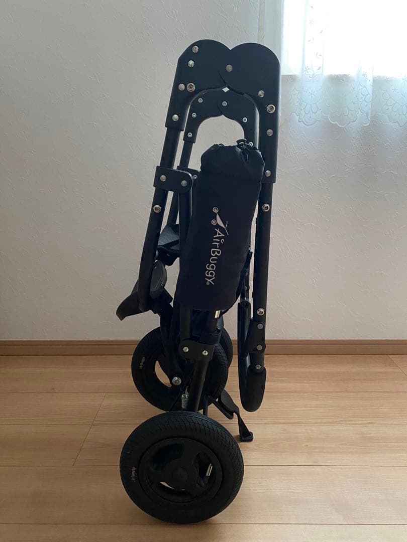 【美品】エアバギー 黒 AIRBUGGY ココブレーキ フレームのみ 犬カート