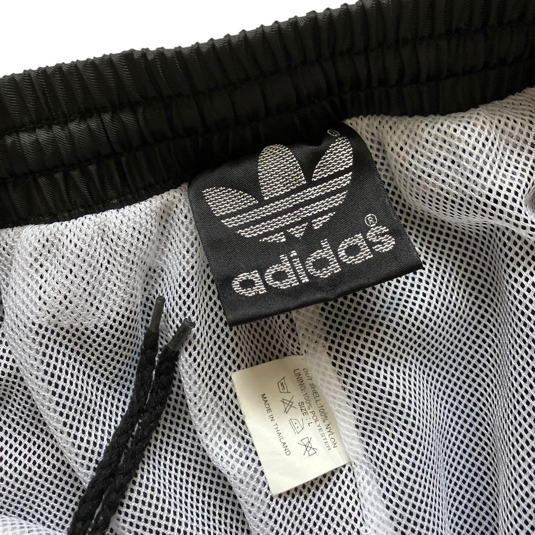 90s old adidas ヴィンテージ ワイドナイロントラックパンツ 極太