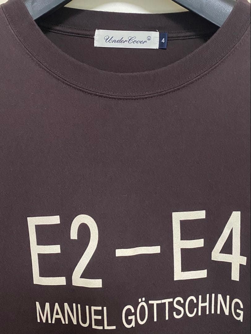 アンダーカバー E2-E4 Tシャツ サイズ4 ブラウン