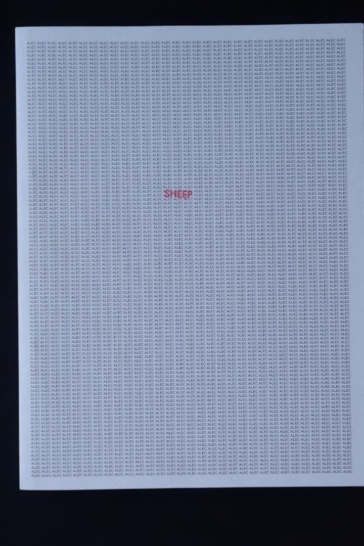 【Alec Soth：Sheep】800部限定　★新品・未読品・美本