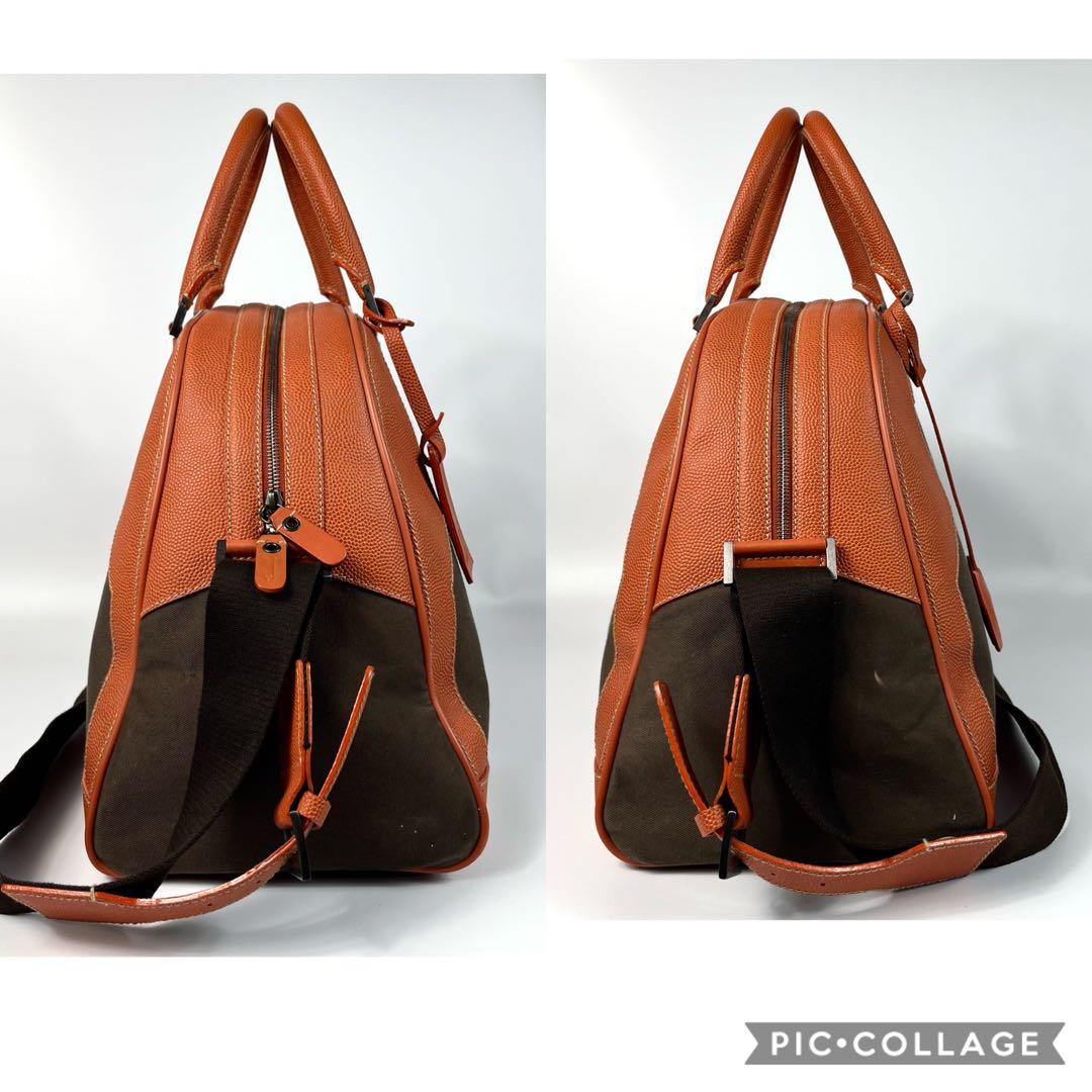 美品　ダンヒル　2way ボストンバッグ　ショルダーバッグ　南京錠　斜めがけ