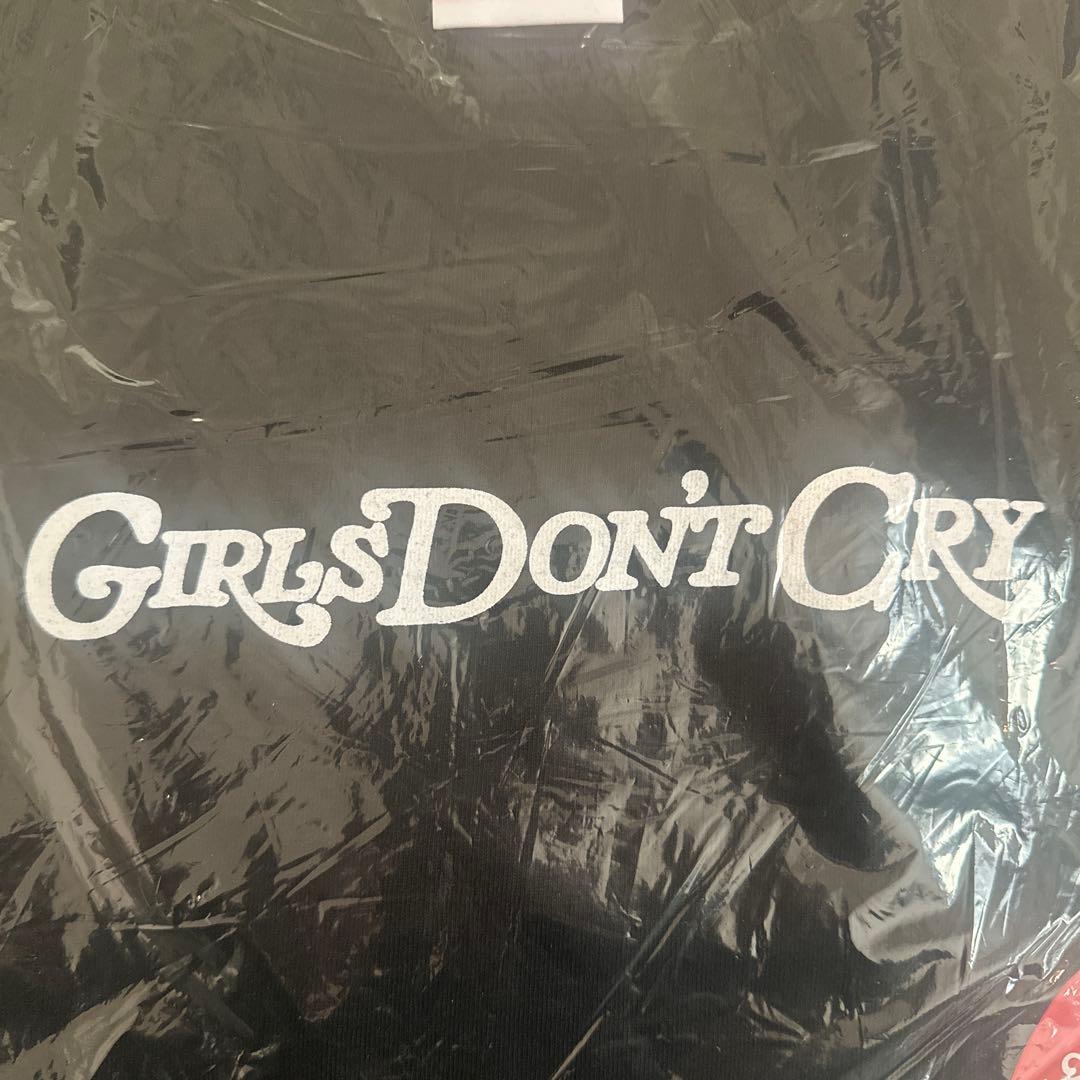 Girls Don't Cry Tシャツ ブラック medium エンジェル