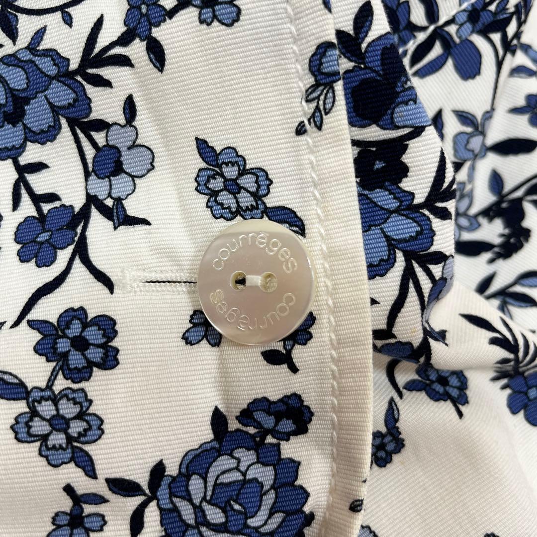 Courrèges 花柄 長袖ジャケット