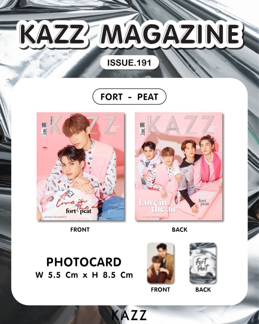 BossNouel FortPeat タイ雑誌 KAZZ MAGAZINE