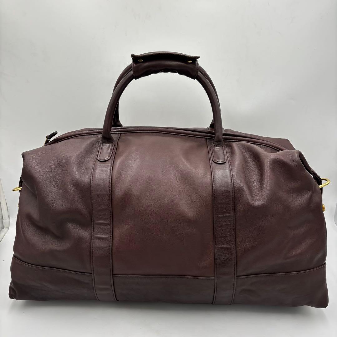 COACH オールドコーチ グラブタンレザー ボストンバッグ 0502 ブラウン