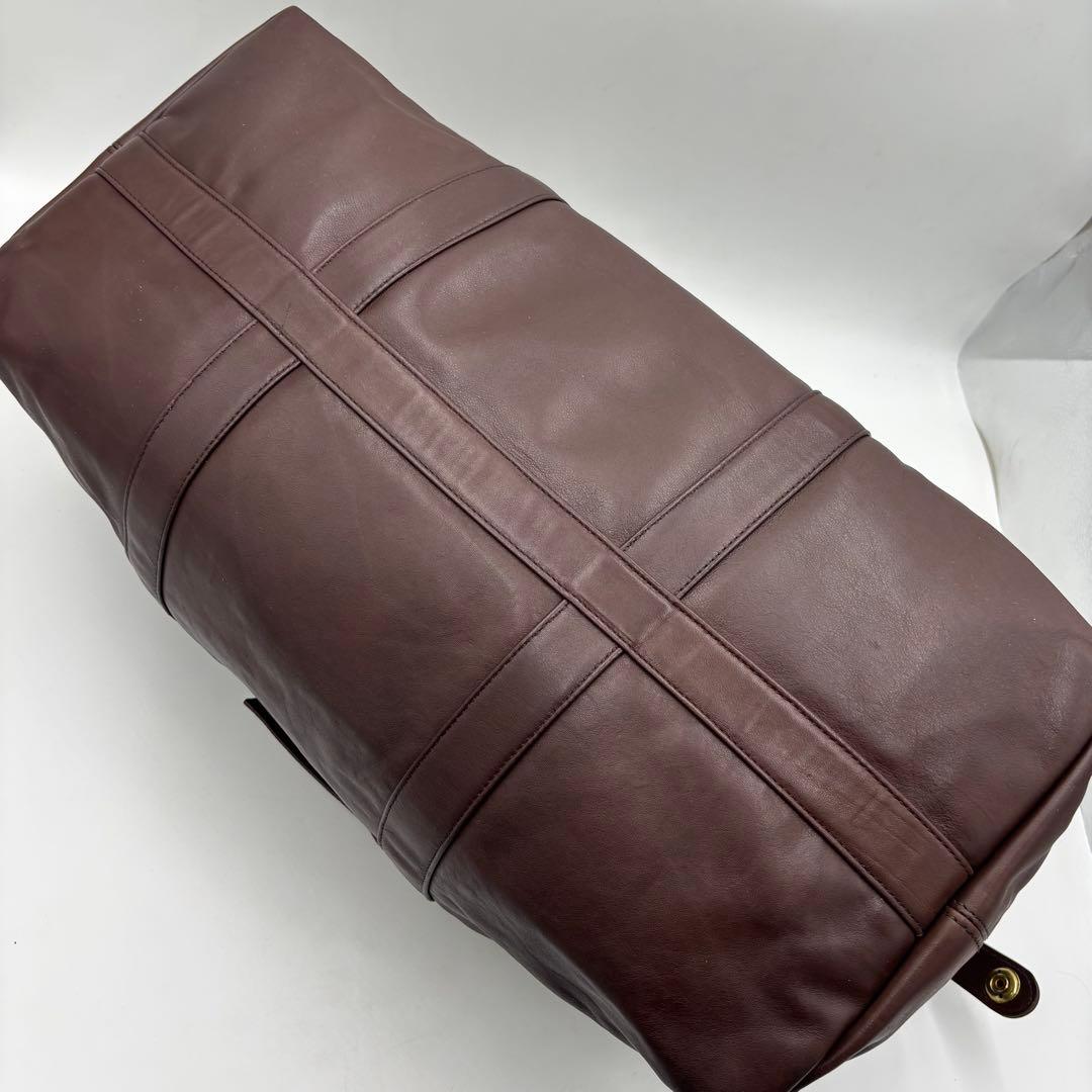 COACH オールドコーチ グラブタンレザー ボストンバッグ 0502 ブラウン