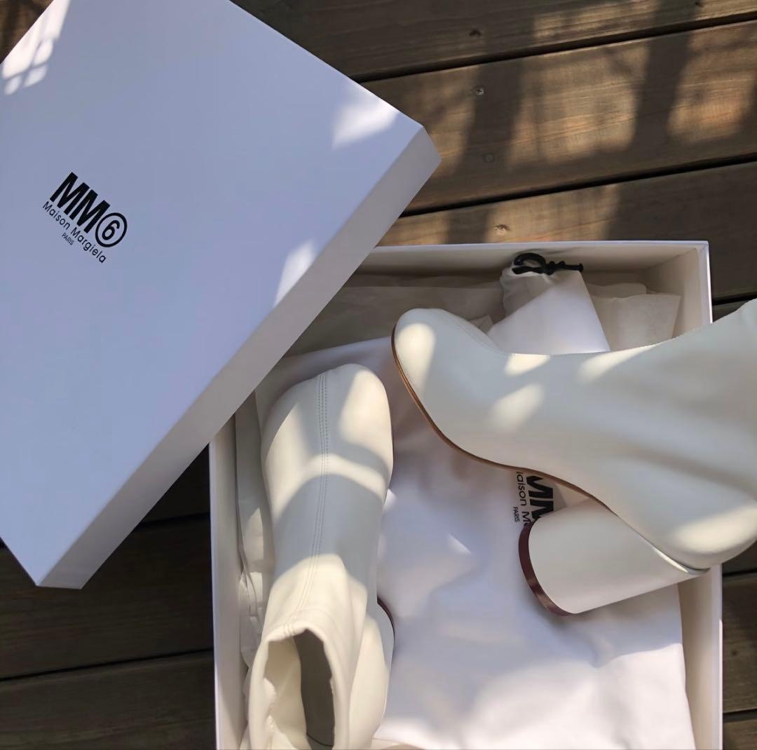 MM6 Maison Margiela ホワイトブーツ