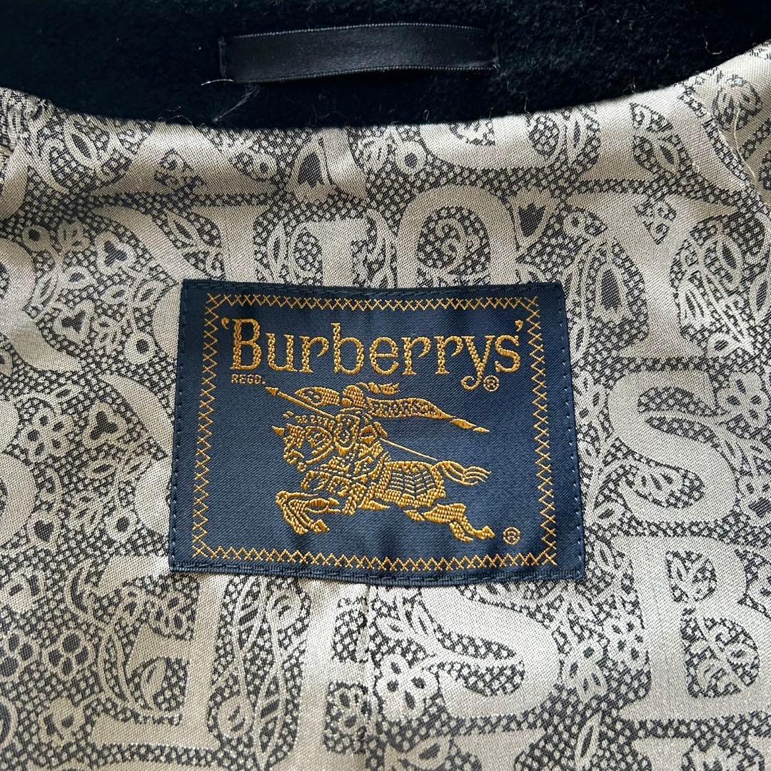 【極美品】BURBERRY バーバリー　カシミヤ100% ロングコート　黒　M