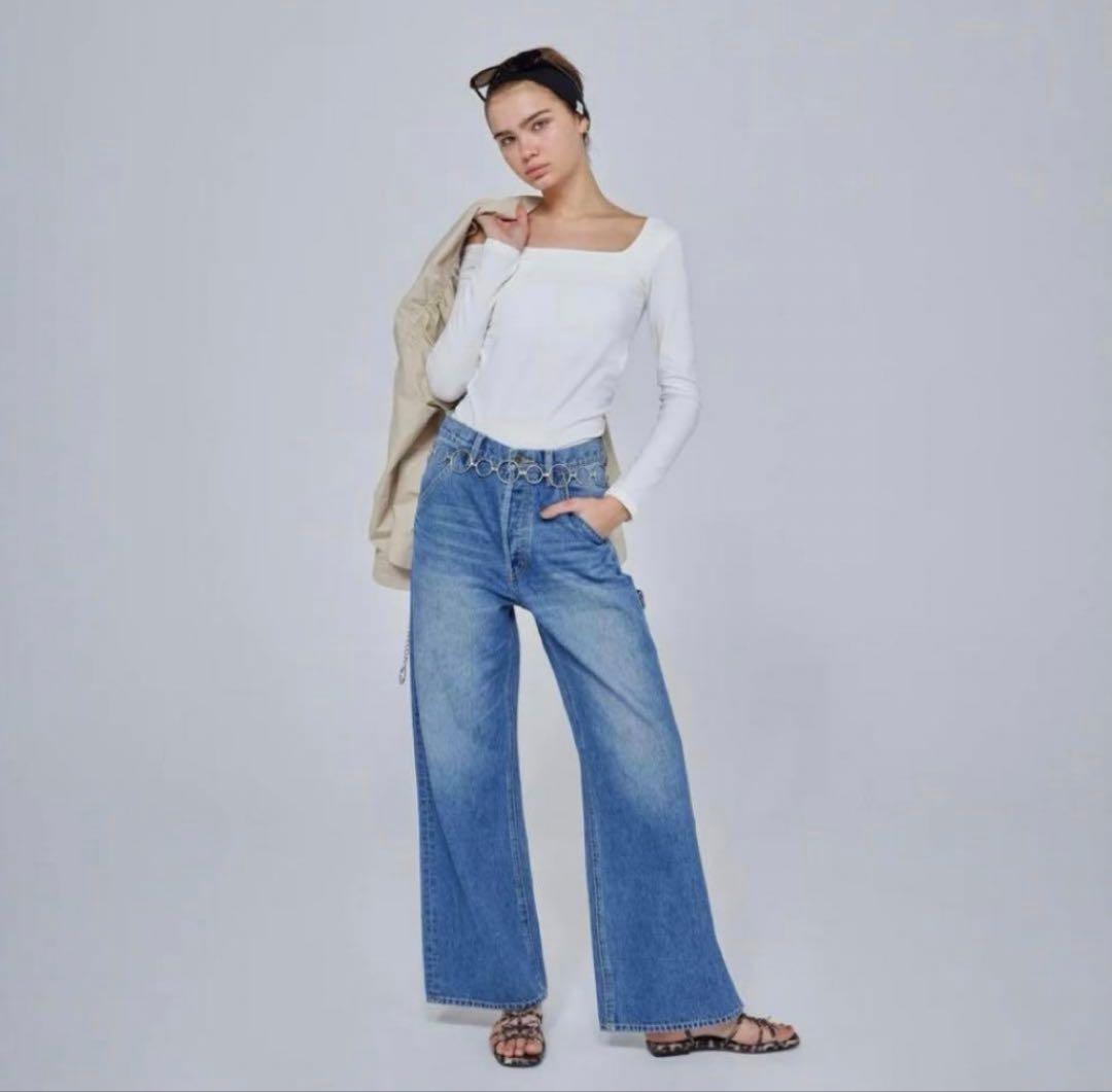 searoomlynn ペインター baggy denimパンツ SRN05